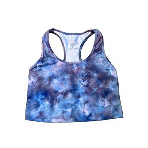 Evolution and Creation cropped workout tank